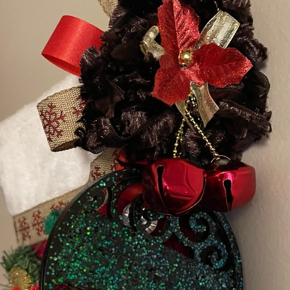 KEEPSAKE (Handcrafted) Luxury One-Of-A-Kind Christmas Stockings (Italian) - Picture 5 of 10
